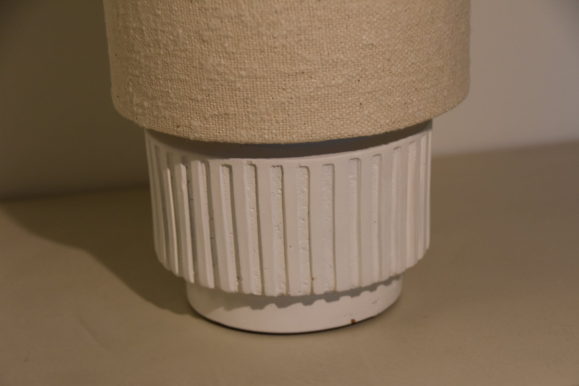 Pomax Cordoba Tafellamp Terracotta Wit