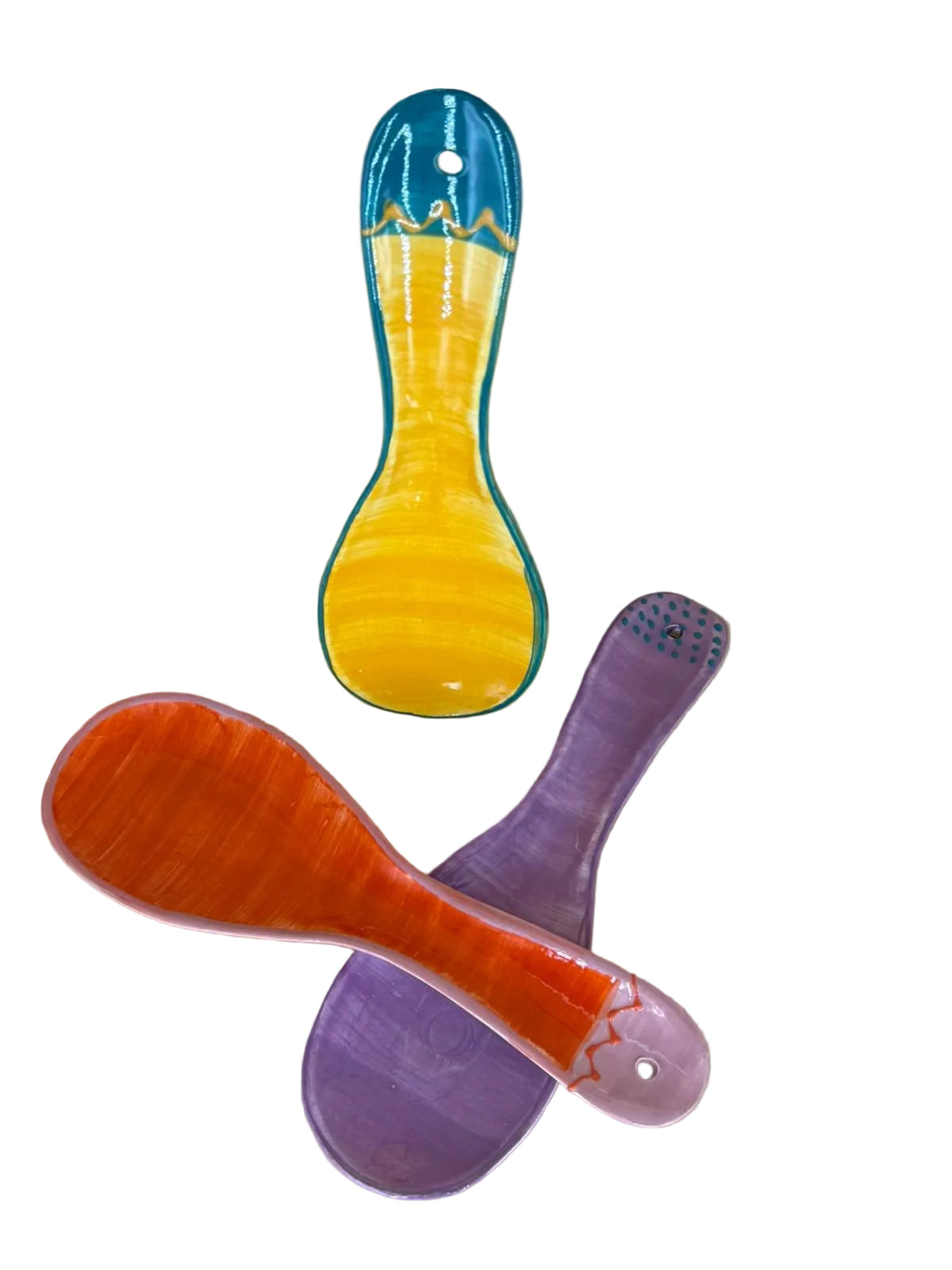 Handbeschilderde Lepelhouder 26 cm